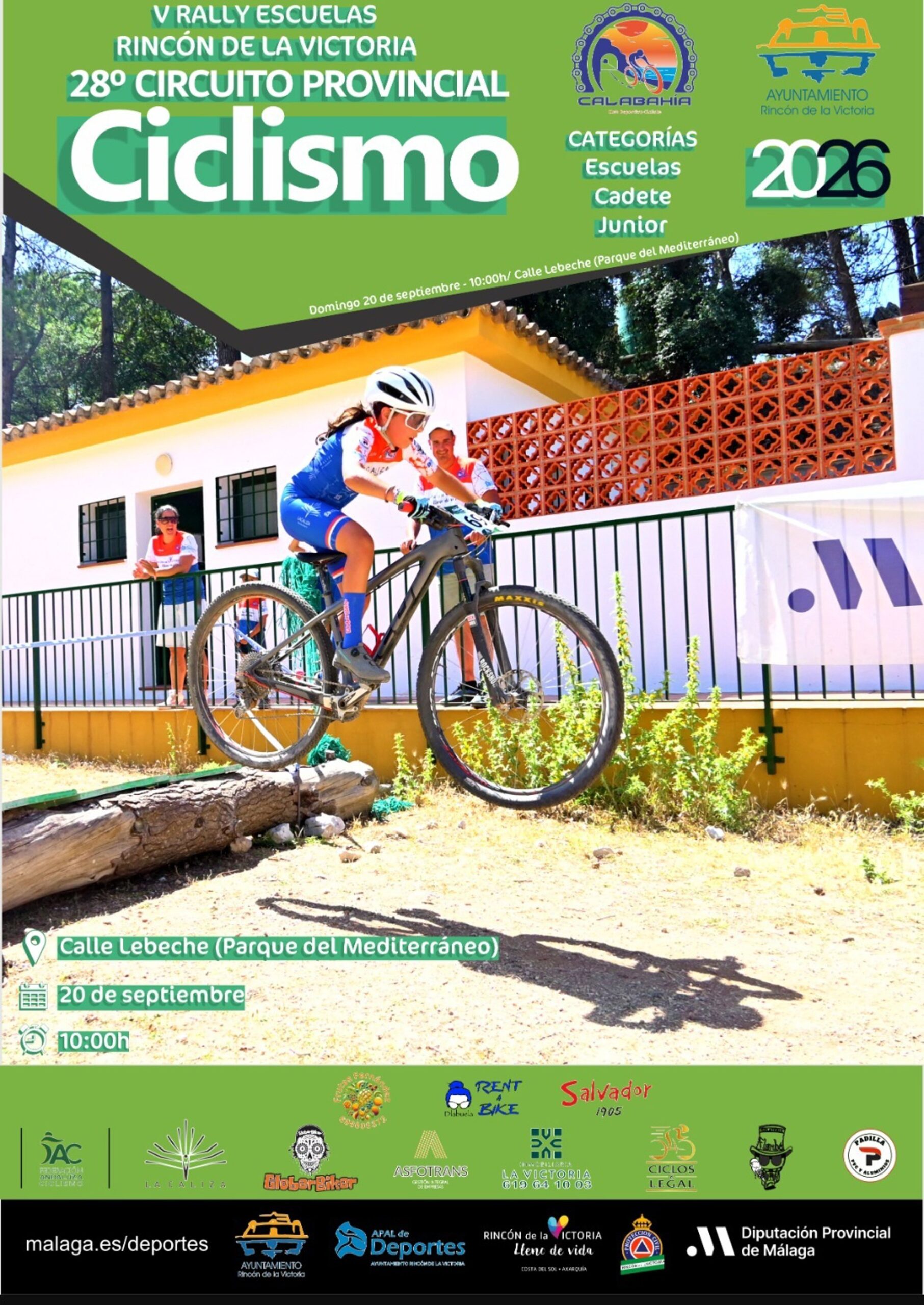 Rincón de la Victoria acogerá el quinto Rally de Escuelas de Ciclismo con más de un centenar de participantes