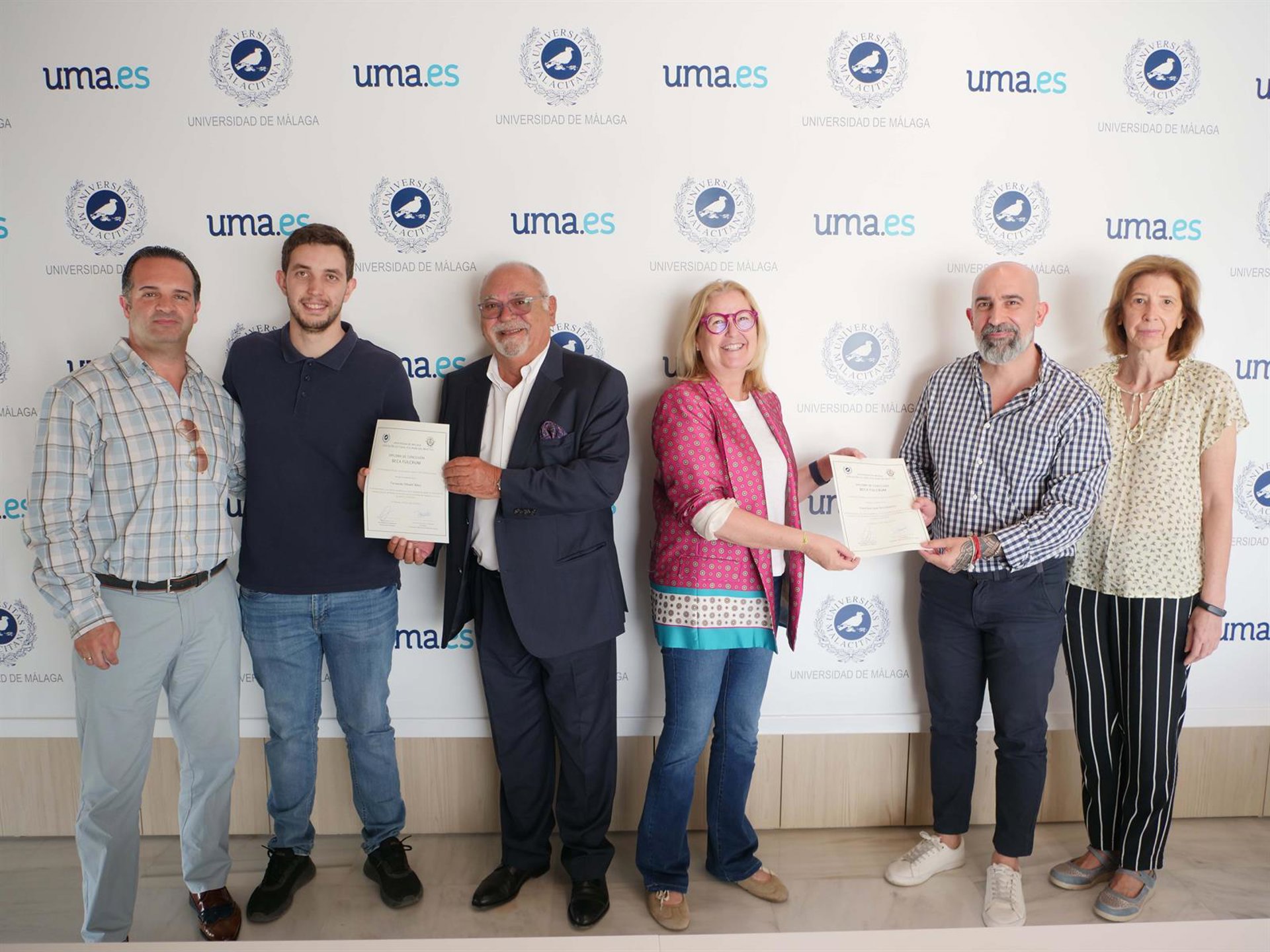 Tres estudiantes de Máster de la UMA obtienen una beca de la Asociación 'Fulcrum'