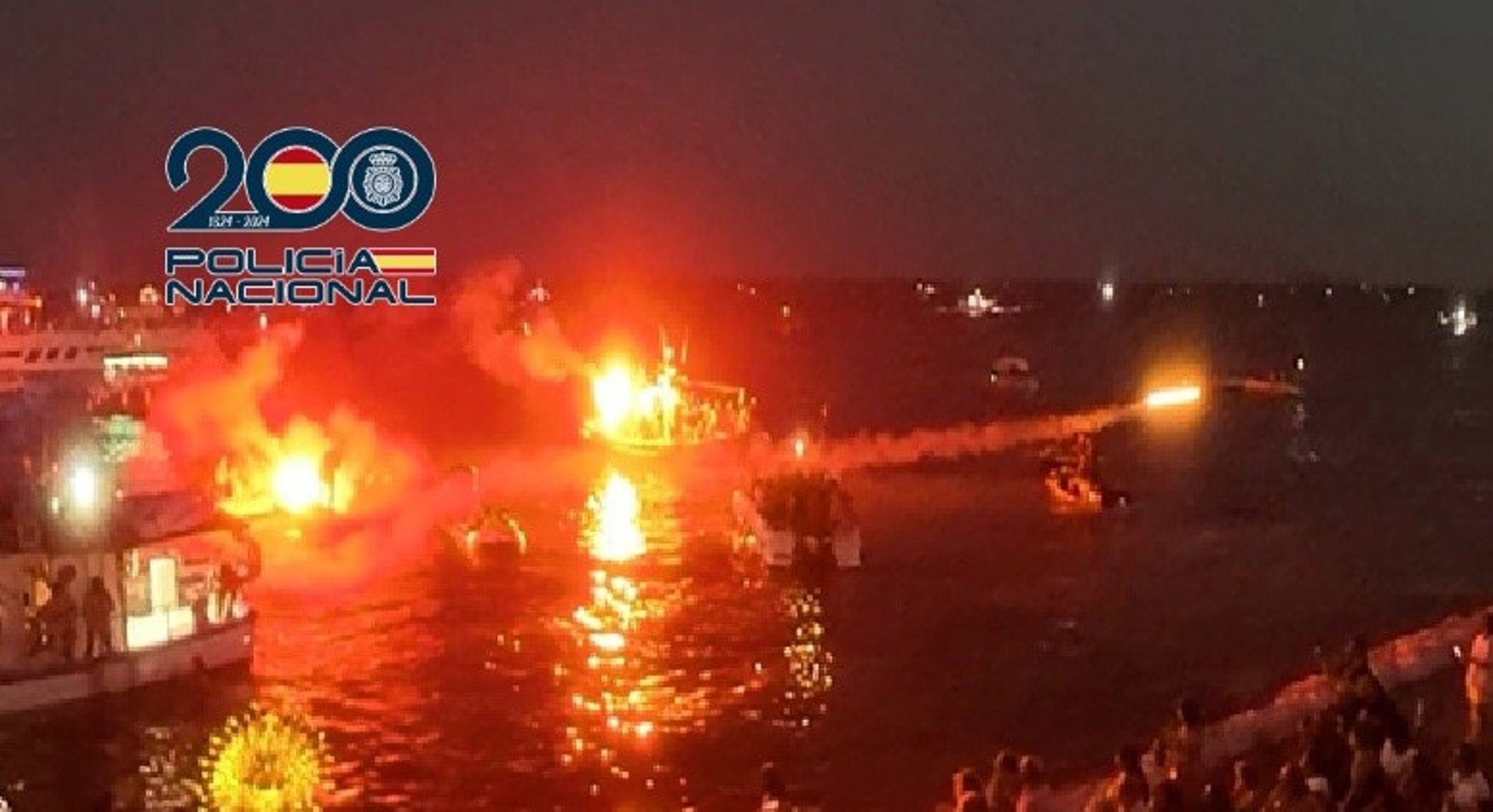Un investigado por un incendio ocurrido en plena procesión de la Virgen del Carmen en Estepona