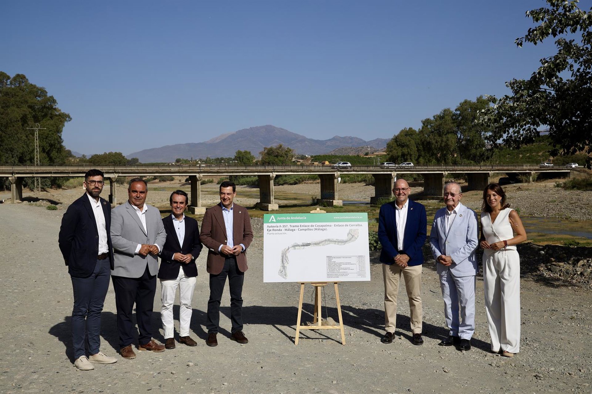 Arrancan las obras de un tramo de autovía que unirá Málaga, Ronda y Campillos, "crucial" para la provincia