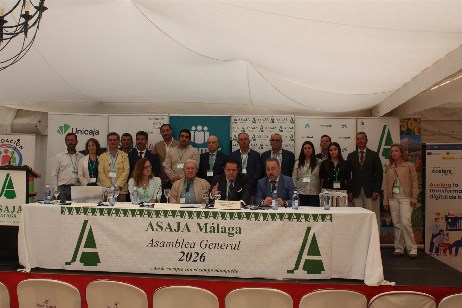 Asaja reelige por aclamación a Baldomero Bellido y renueva su dirección "para blindar la defensa del campo"