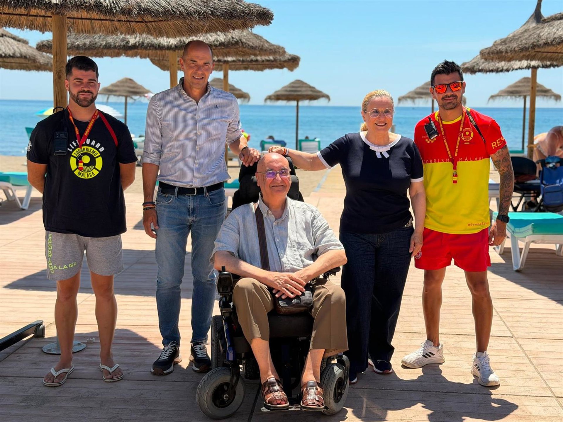 Fuengirola dispone de parcelas accesibles para personas con movilidad reducida en todas sus playas