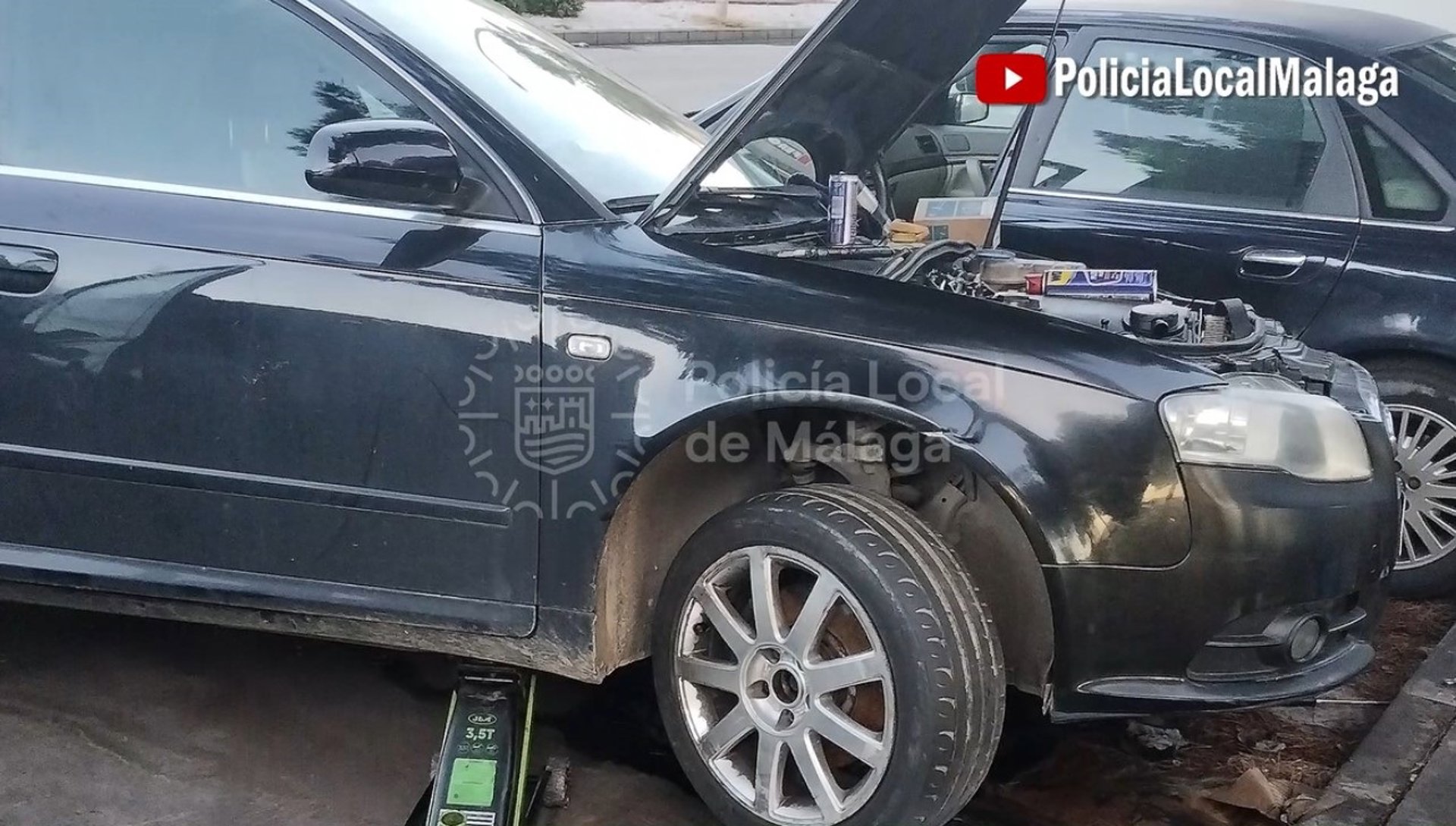 Imponen 19 denuncias por reparar vehículos de forma ilegal en el parque empresarial Guadalhorce