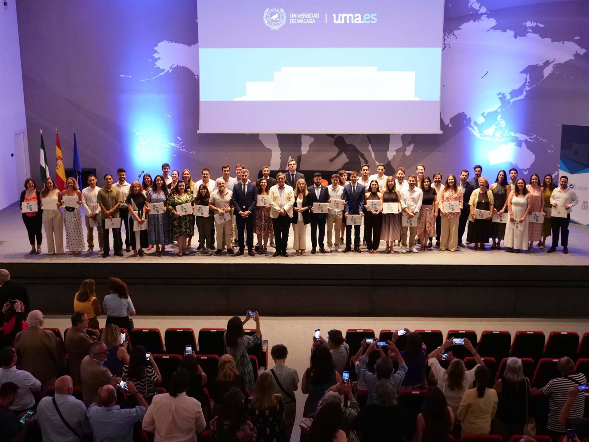 La UMA reconoce el talento de los alumnos de posgrado que han conseguido el sobresaliente cum laude