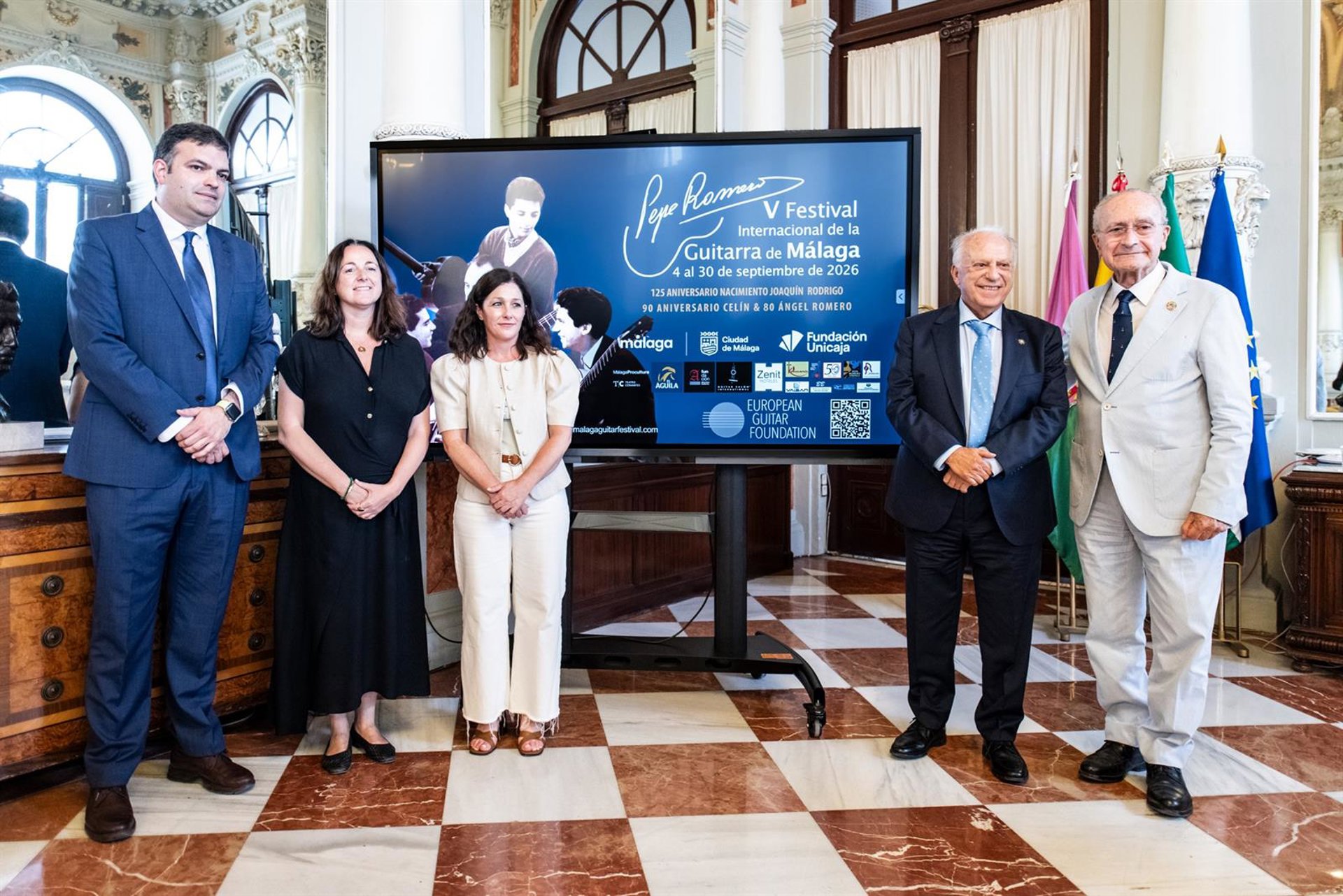 La V edición del Festival Internacional de la Guitarra de Málaga Pepe Romero contará con 15 conciertos