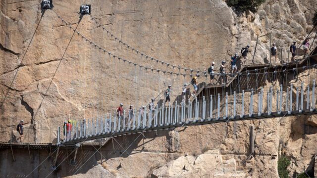 Las entradas para visitar el Caminito del Rey hasta mayo de 2027 salen a la venta este miércoles