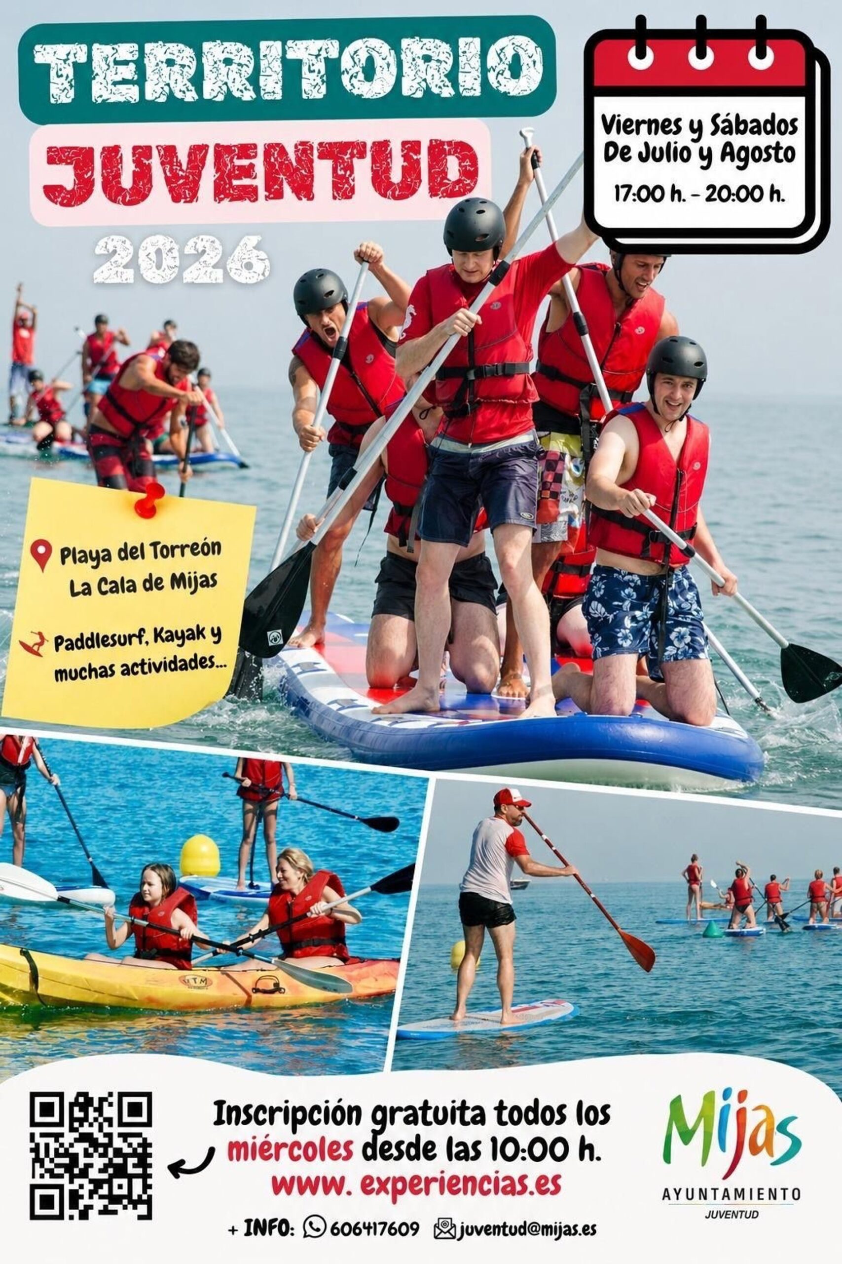Mijas prepara un verano lleno de actividades para los más jóvenes en la playa del Torreón de La Cala