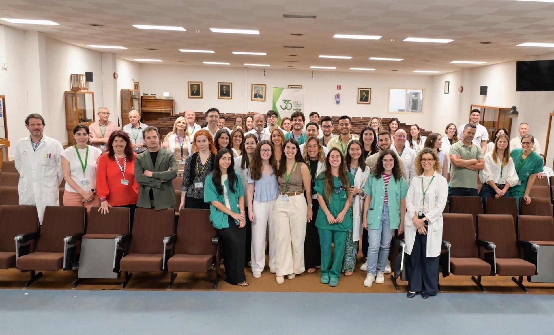 Un total de 33 nuevos residentes finalizan su especialidad en el Hospital Clínico de Málaga