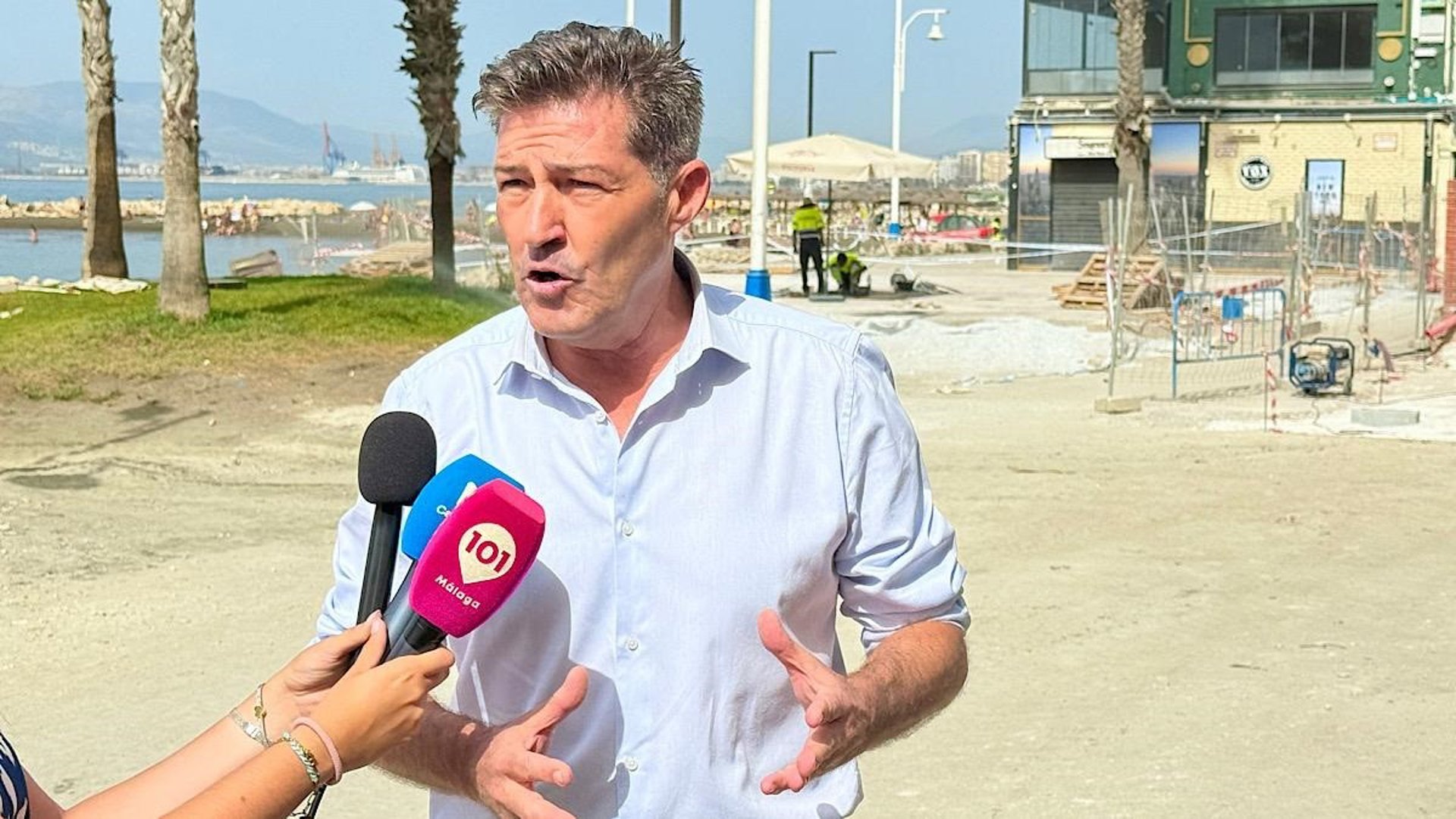 Vox exige una revisión "urgente" de las obras de Pedregalejo "para evitar más perjuicios a vecinos y hosteleros"