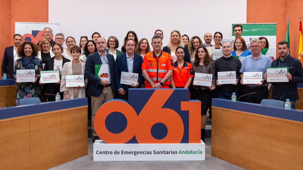 El 061 reconoce 42 nuevas zonas cardioaseguradas de la provincia de Málaga