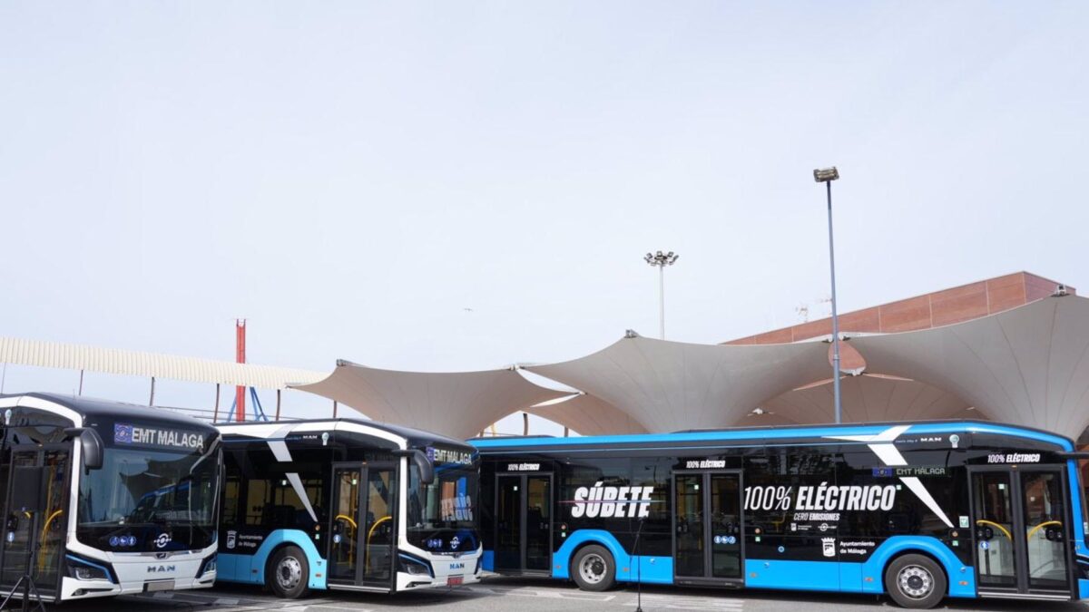 El Ayuntamiento de Málaga adquiere 13 nuevos autobuses 100% eléctricos