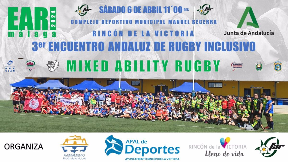 El Encuentro de Rugby Inclusivo concentrará este sábado en Rincón de la Victoria a más de 200 participantes