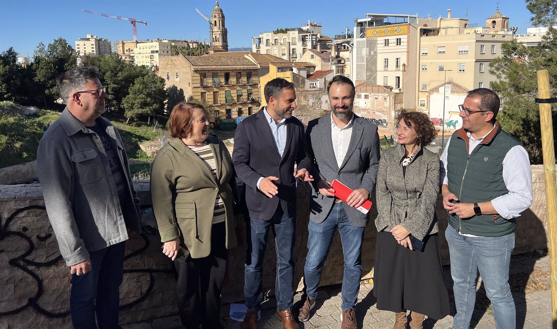 El PSOE pide "seguir excavando para completar la diacronía" en la zona del Neoalbéniz