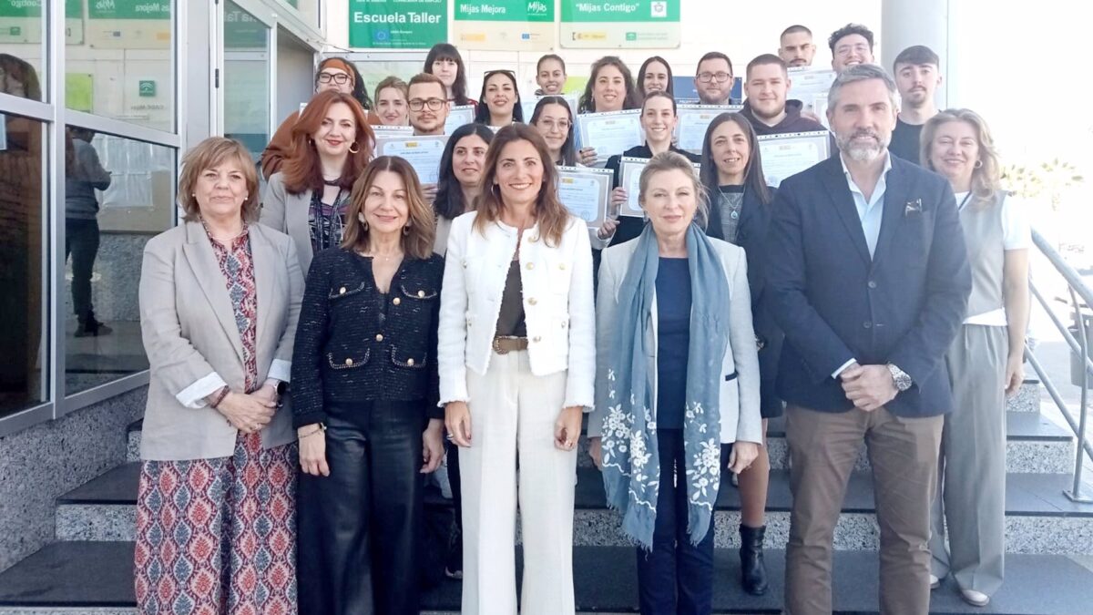 Finaliza 'Mijas Forma' con la entrega de diplomas a los participantes del proyecto
