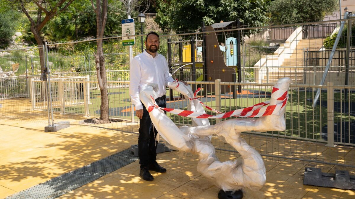 Las obras del parque Finoso de Benalmádena entran en su recta final
