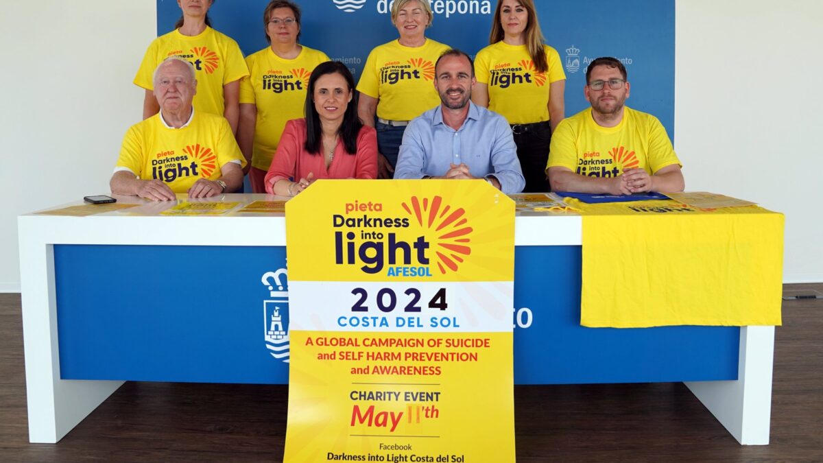 Estepona se suma este sábado a la caminata solidaria 'Darkness into Light' para la prevención del suicidio