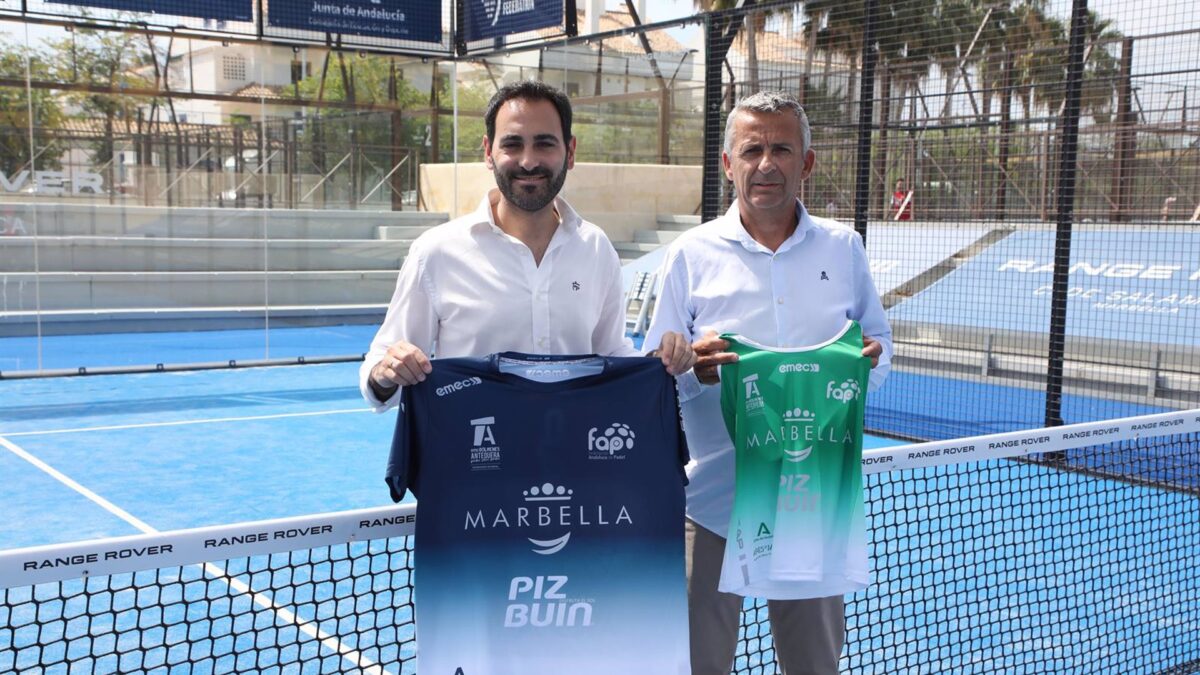 La Marca Marbella patrocina la nueva equipación del equipo absoluto de la Federación Andaluza de Pádel