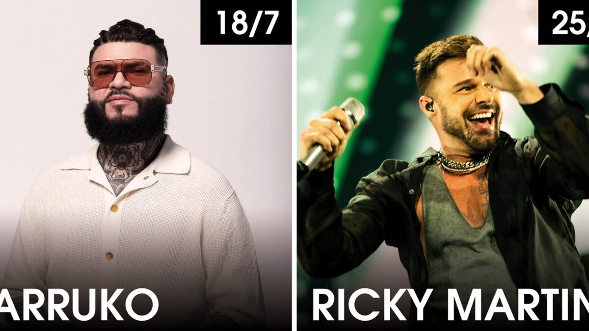 Ricky Martin vuelve a Starlite el 25 de julio y Farruko actuará por primera vez el día 18