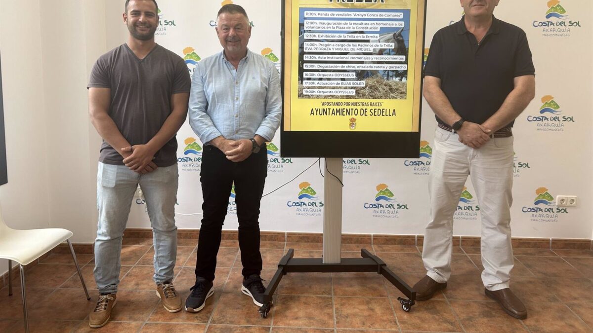 El Día de la Trilla de Sedella cumple una década apostando por sus raíces agrícolas