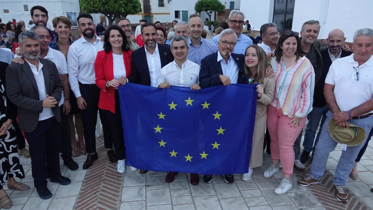 El PSOE llama desde Genalguacil a votar el domingo por "más Europa y más Málaga"