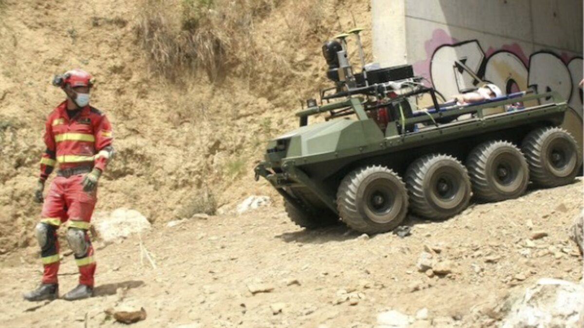 Tecnología avanzada de rescate y comunicaciones, en el ejercicio práctico de las jornadas de emergencias