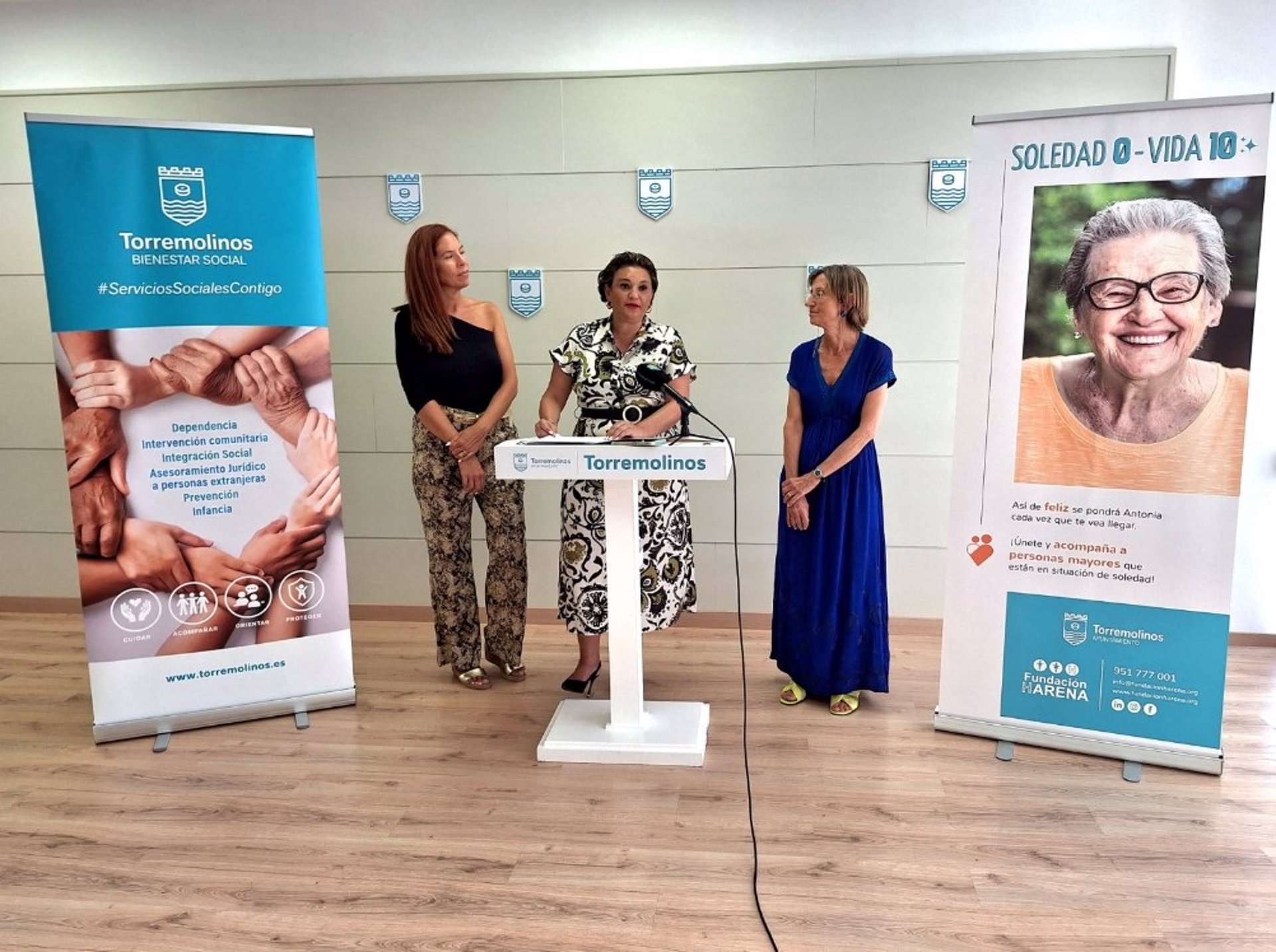 El Ayuntamiento de Torremolinos se adhiere al proyecto 'Soledad 0, Vida 10' de la Fundación Harena