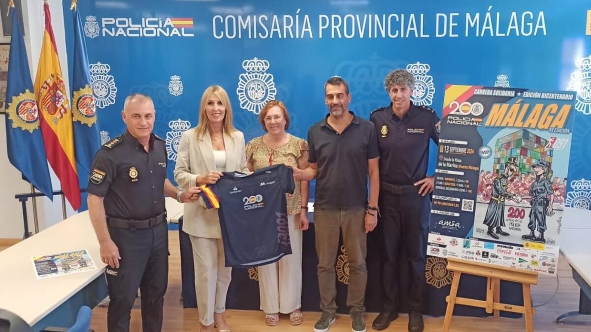 La Comisaría Provincial de Málaga presenta el cartel y video promocional de su carrera solidaria 'Ruta 091'