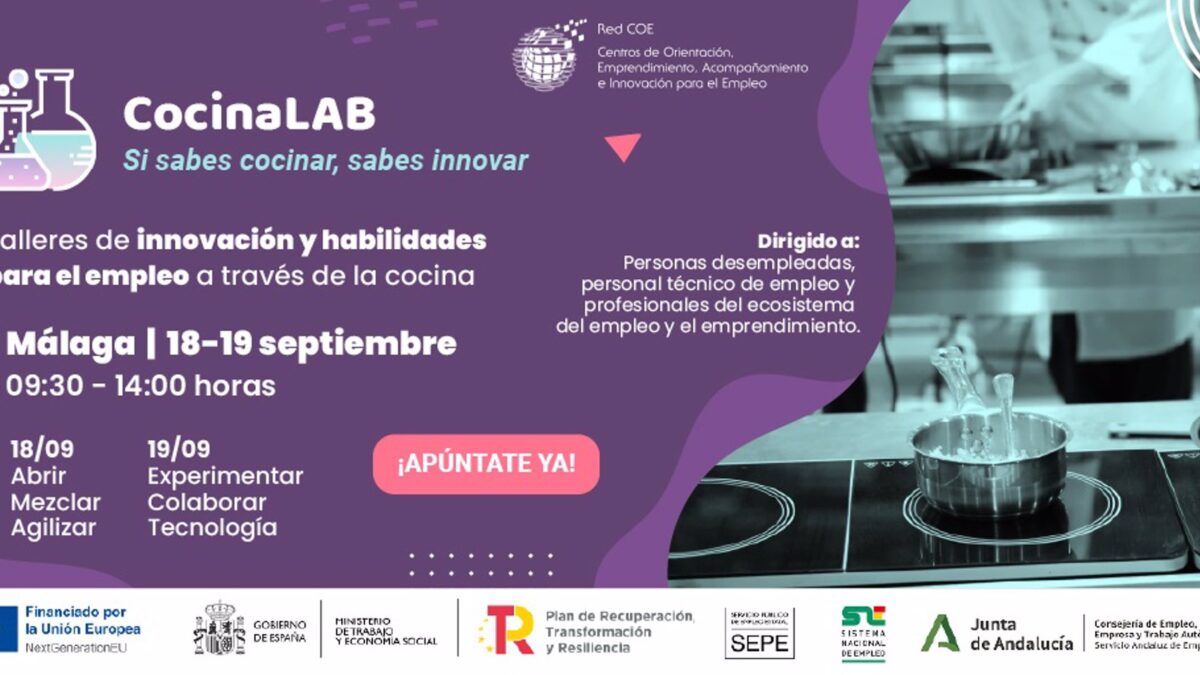 Abierto el plazo para participar en talleres de innovación para el empleo en las cocinas de La Cónsula