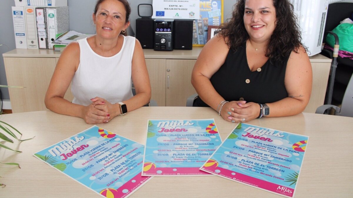 El programa 'Mijas Joven' se desarrollará desde el 10 de agosto con conciertos y actuaciones de djs