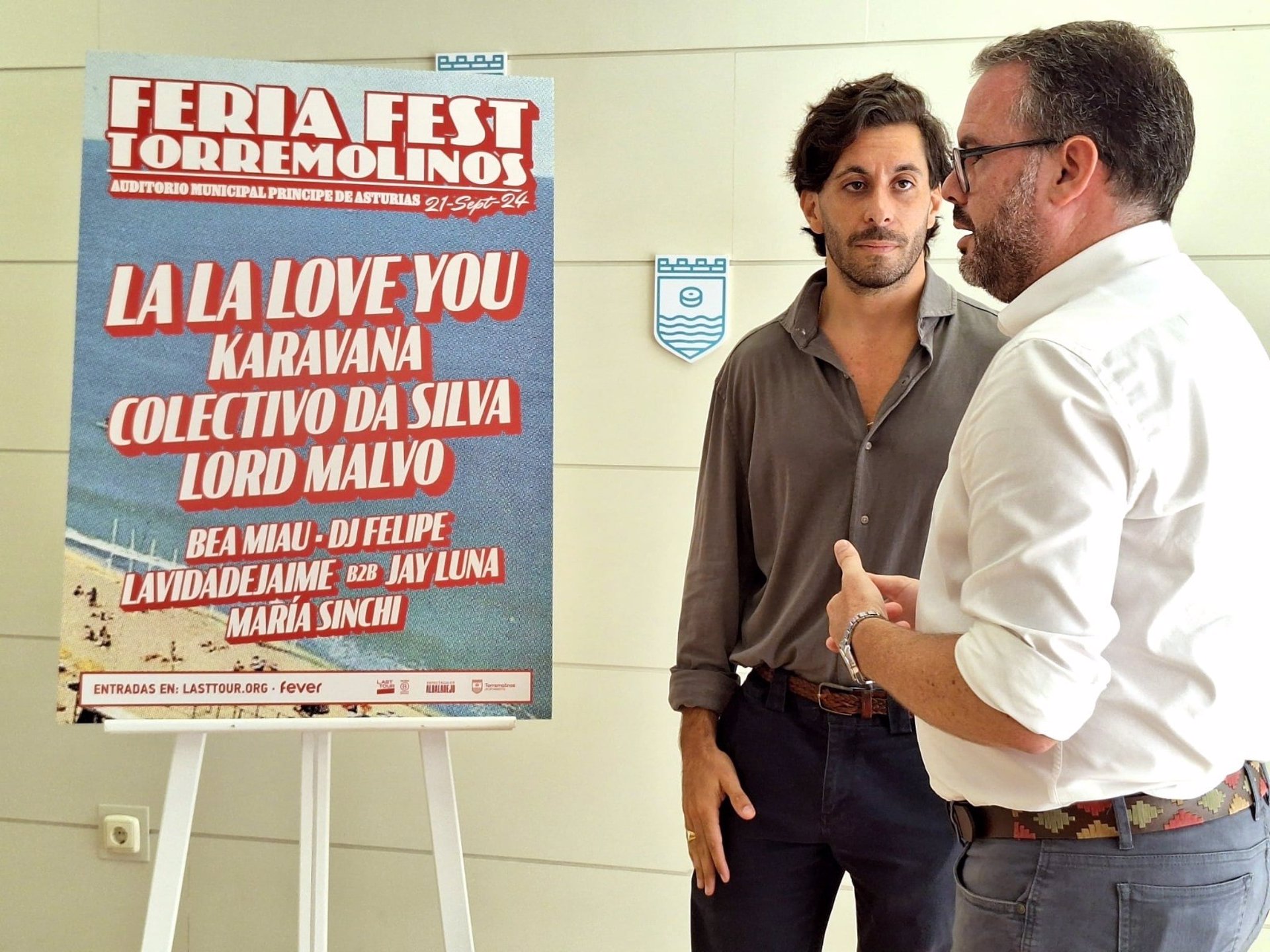 La La Love You, Karavana o Colectivo Da Silva, en el cartel del Feria Fest Torremolinos