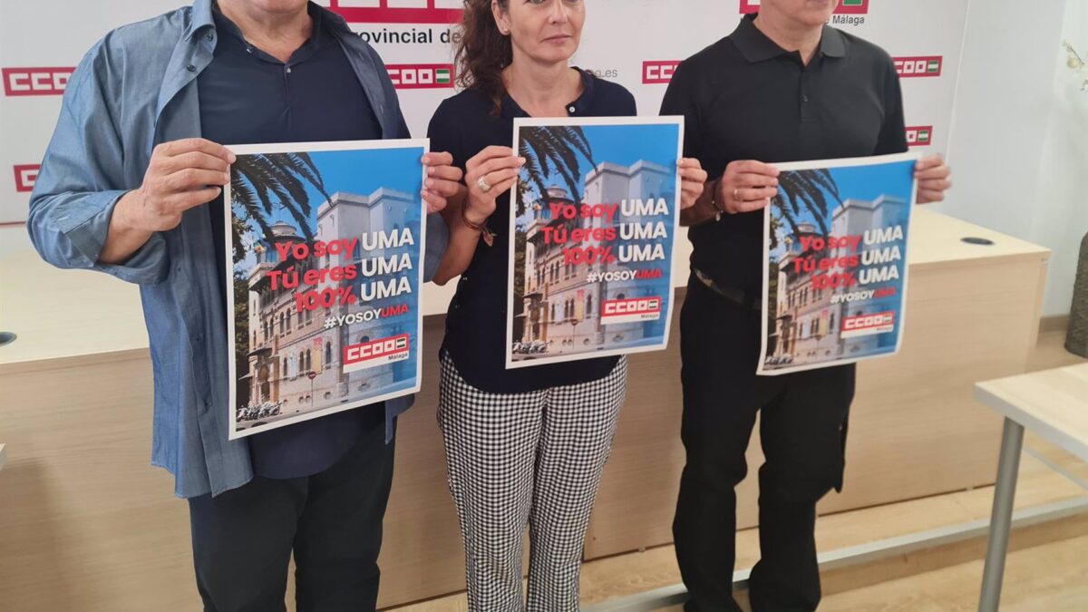 CCOO promueve la campaña 'Yo soy UMA, tú eres UMA, 100% UMA" para resaltar la importancia de educación pública