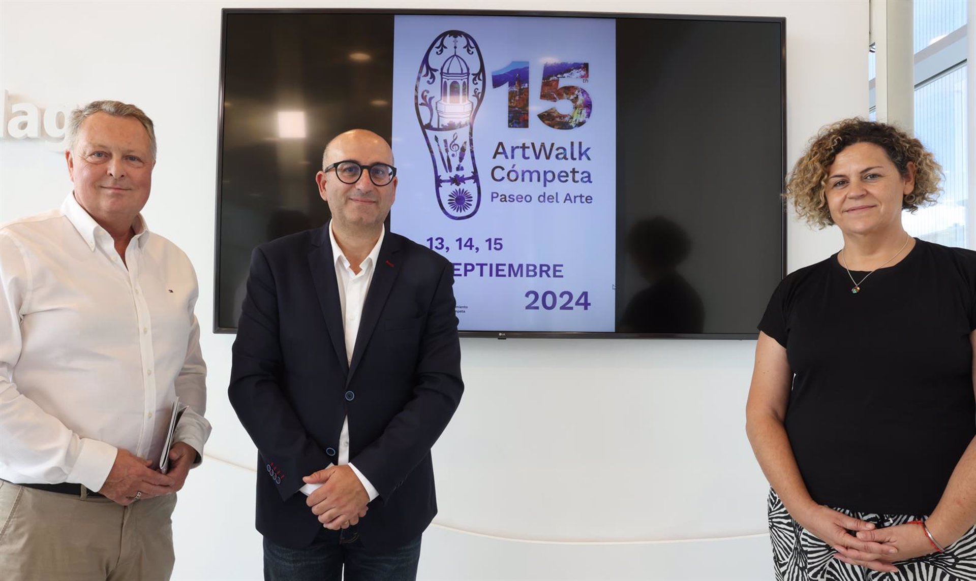 Cómpeta se prepara para la celebración del XV Artwalk, Paseo del Arte 2024