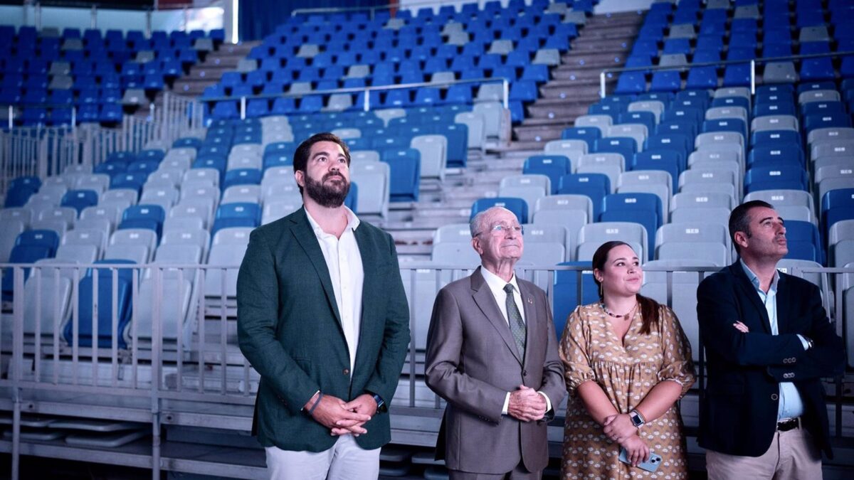 El Ayuntamiento mejora sonorización y renueva el videomarcador del Palacio de Deportes José María Martín Carpena