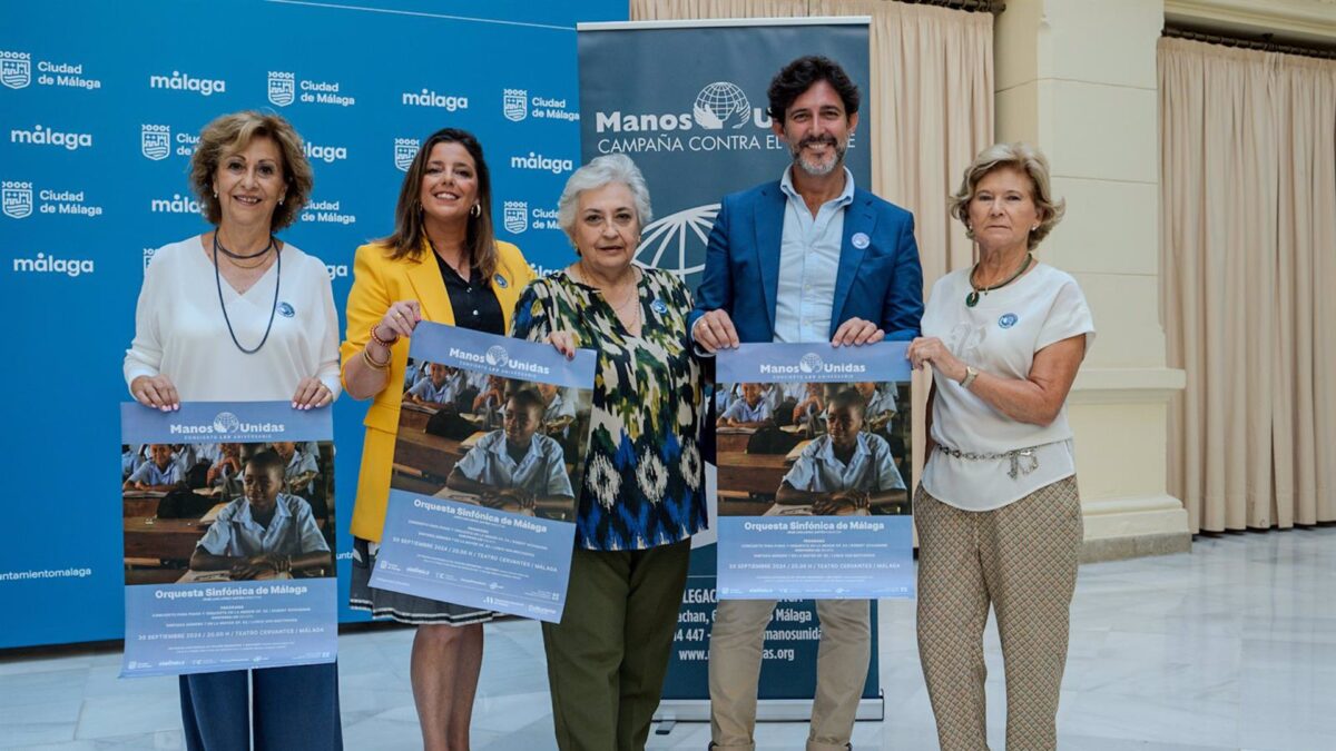 El Teatro Cervantes acoge el Concierto Anual de Manos Unidas, que este año cumple su 65 aniversario