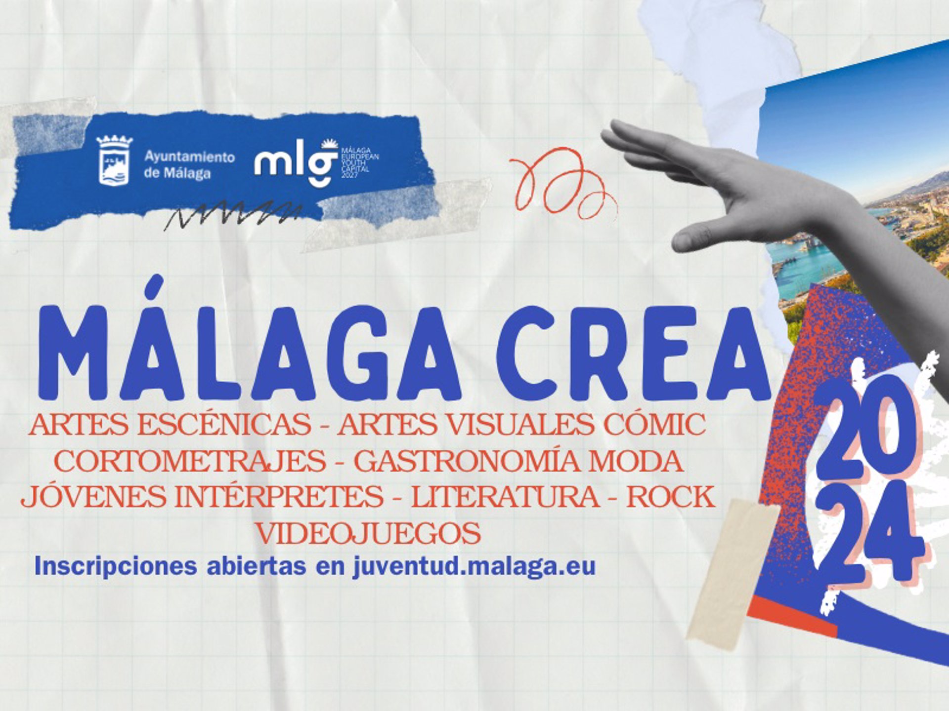 La muestra de música joven MálagaCrea Rock 2024 celebra su fase final con conciertos gratuitos los jueves