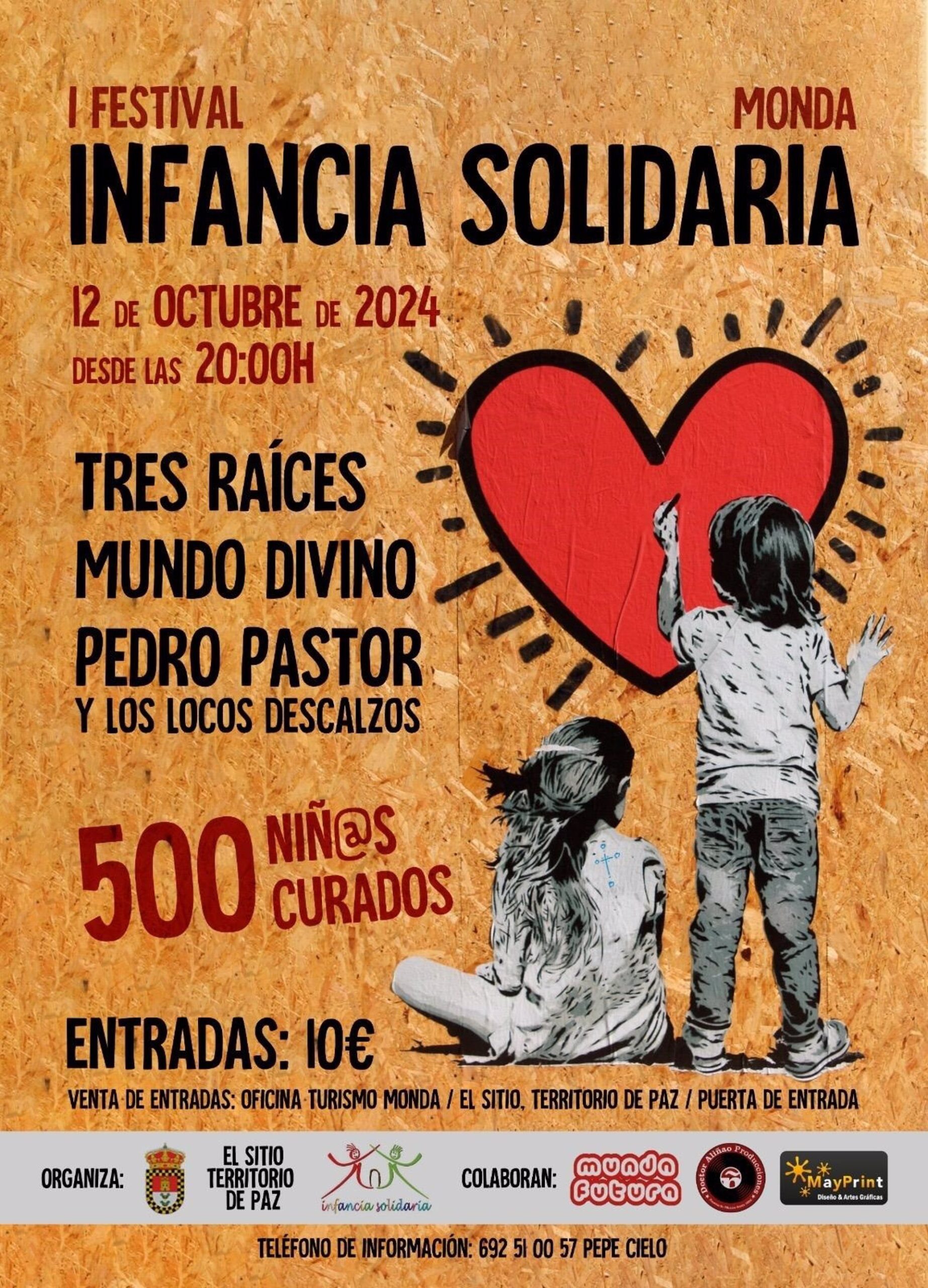 Monda acoge el I Festival Infancia Solidaria para recaudar fondos y ofrecer atención médica a niños vulnerables
