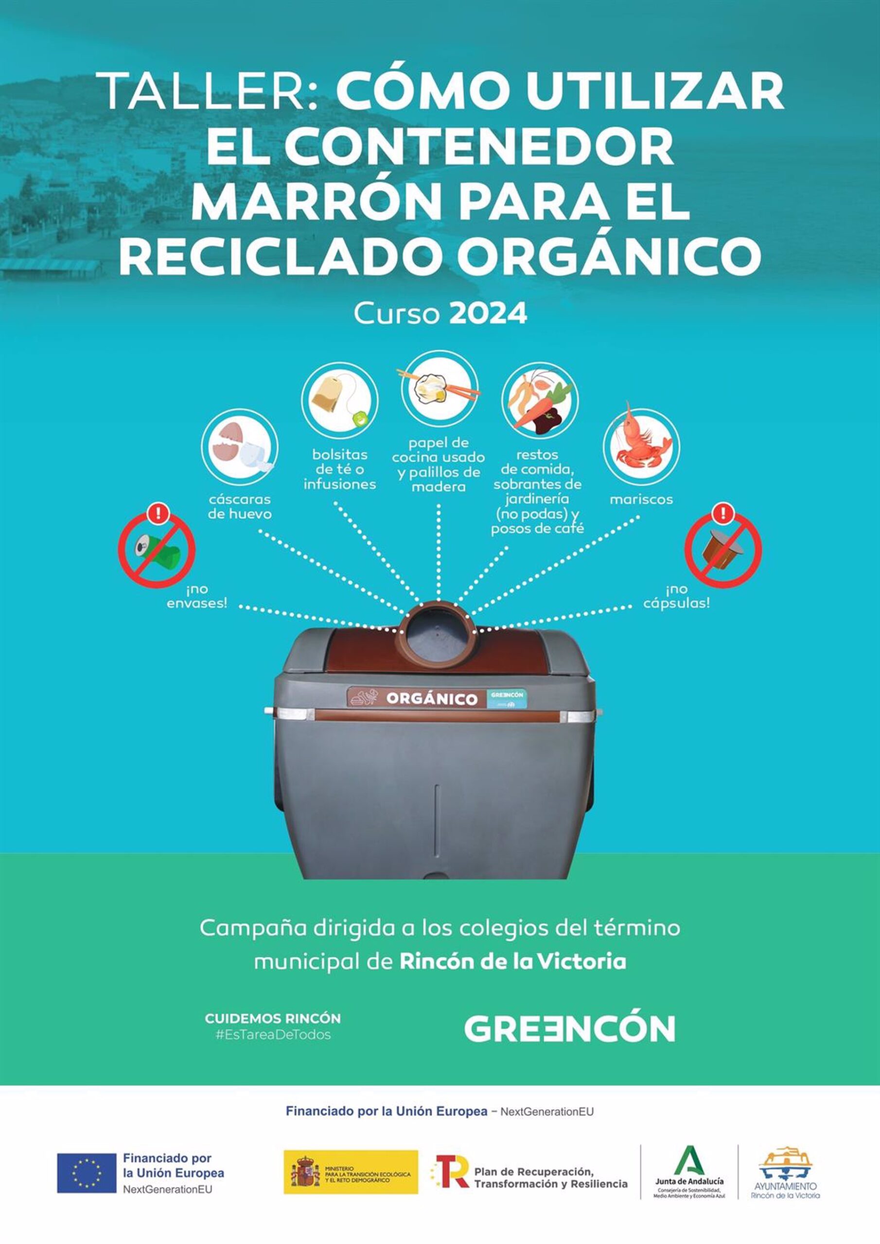 Rincón de la Victoria refuerza las actividades entre escolares para fomentar la separación de residuos orgánicos