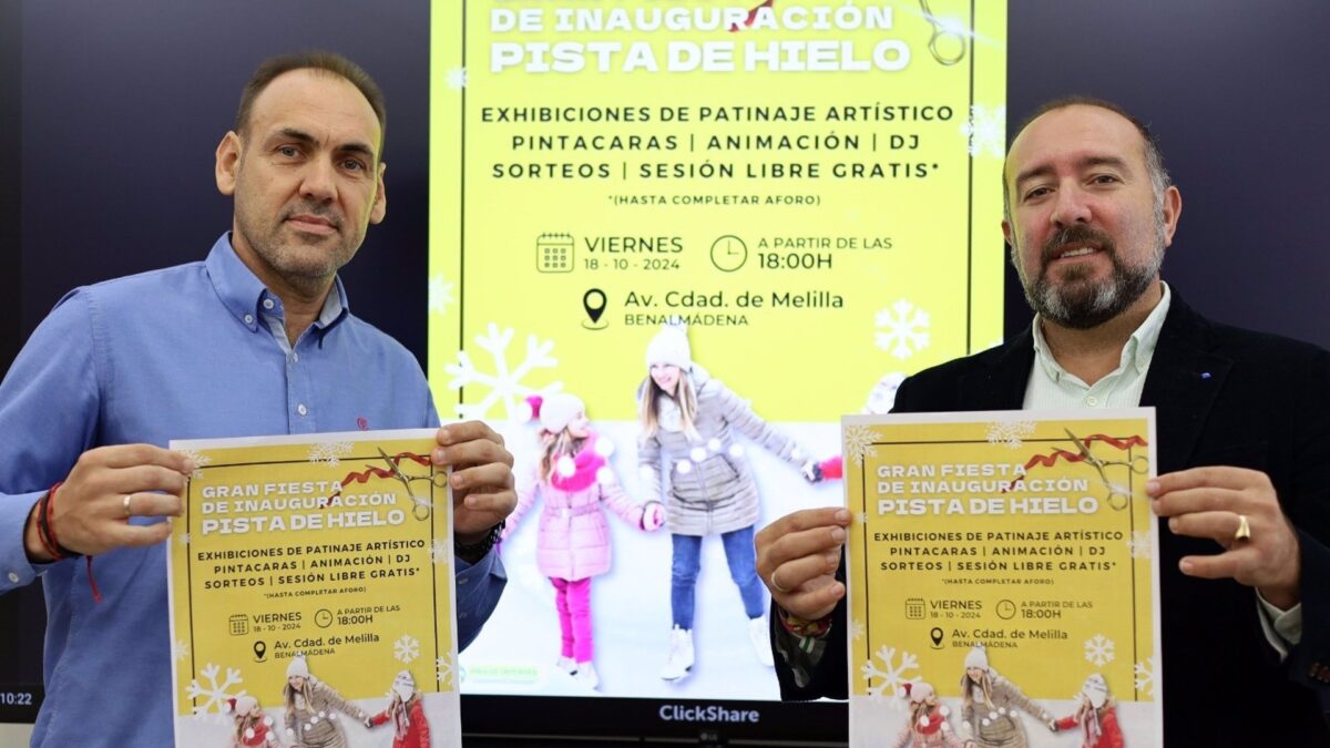 Benalmádena inaugurará el 18 de octubre la primera pista de hielo permanente de Andalucía