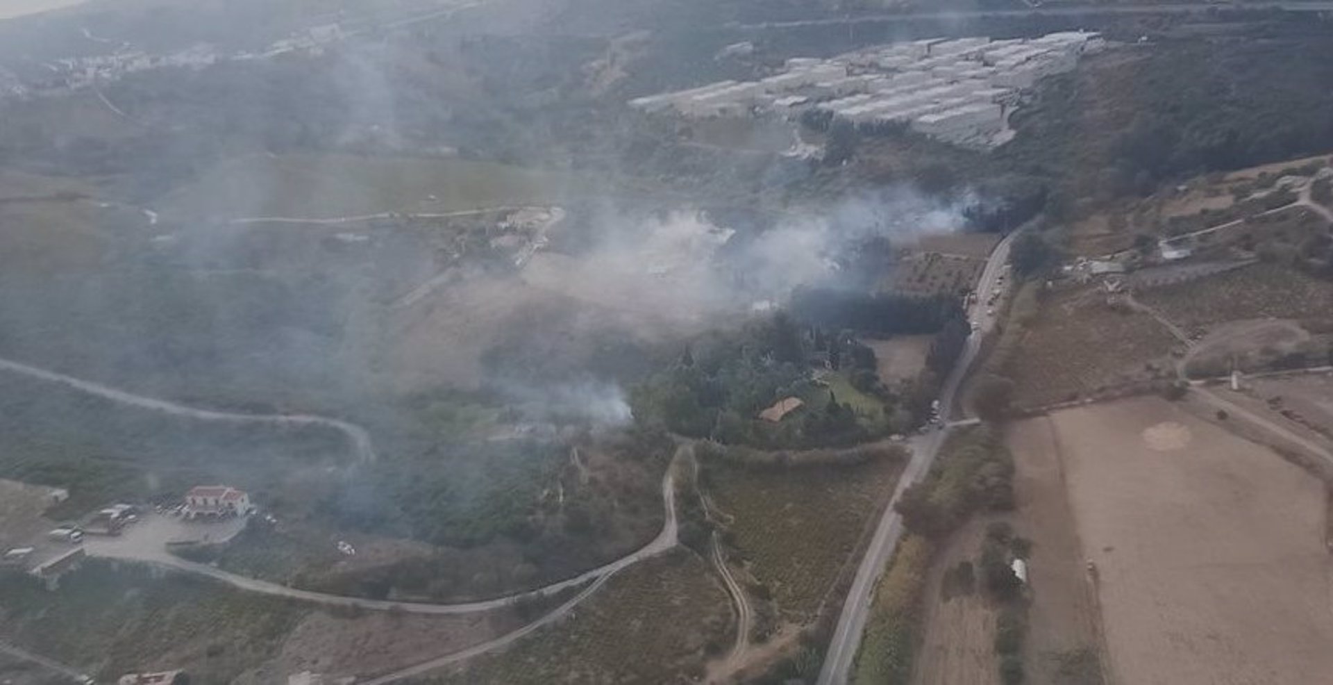 Controlado el incendio que ha afectado a una zona de Manilva