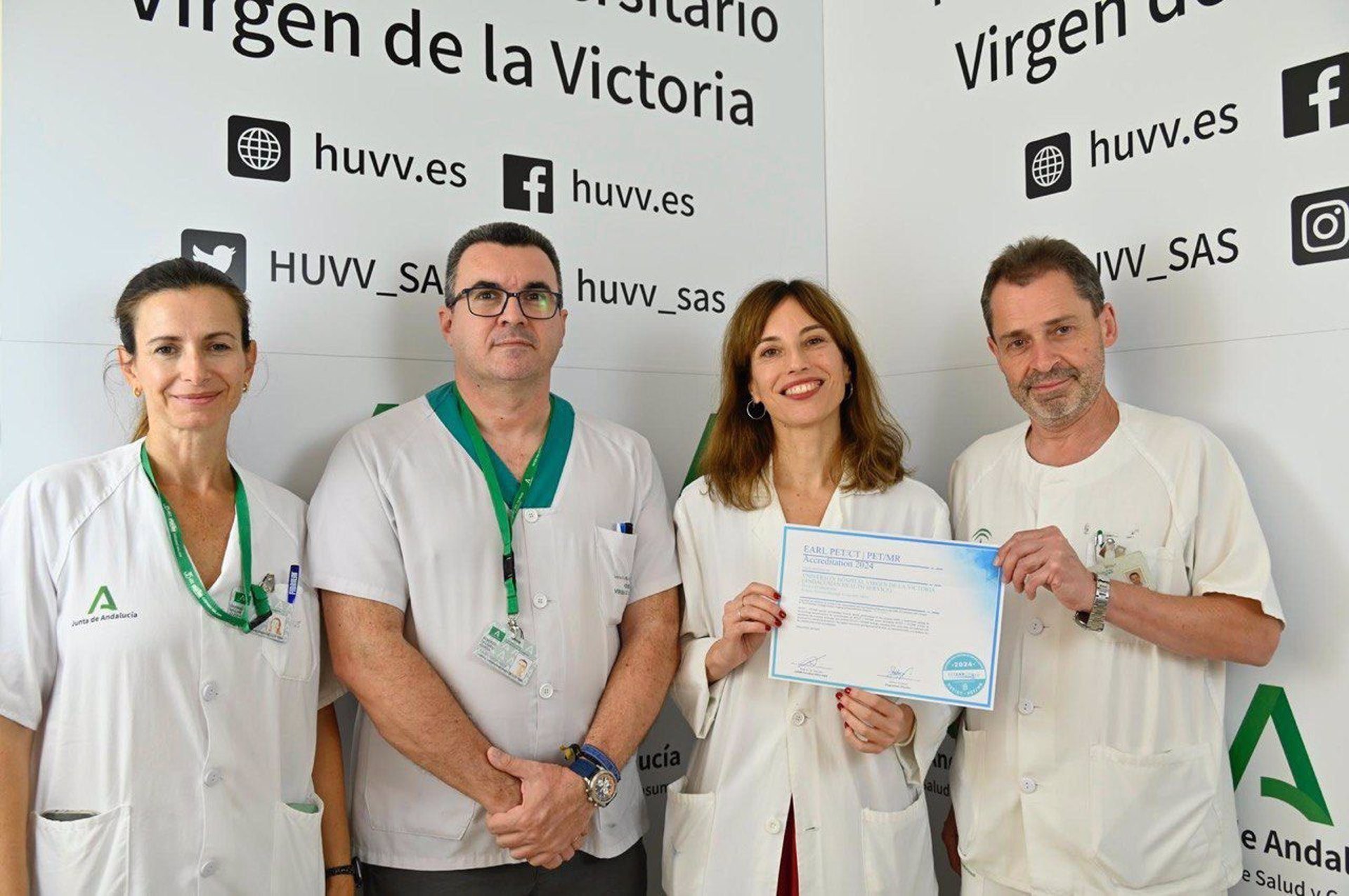 El nuevo equipo PET-TAC del Hospital Clínico recibe la Acreditación Europea de Excelencia