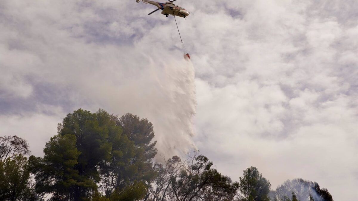 Estabilizado el incendio declarado este lunes en un paraje de Málaga capital