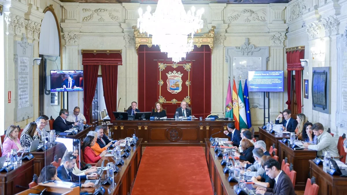 Los reproches entre PSOE y PP marcan el pleno extraordinario del Ayuntamiento de Málaga sobre sanidad