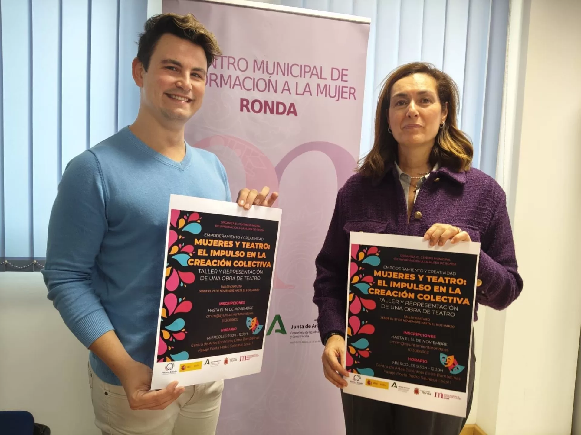 Ronda organiza un taller de empoderamiento femenino y gestión emocional a través del teatro
