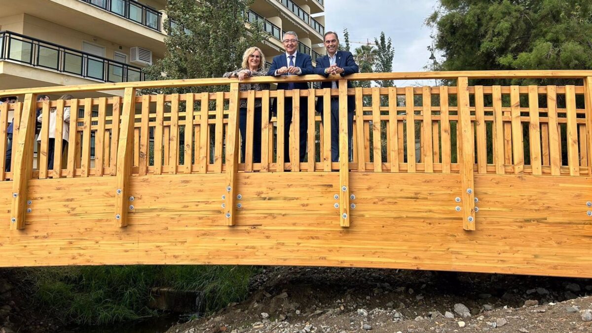Una nueva actuación de la Senda Litoral une los términos municipales de Fuengirola y Benalmádena