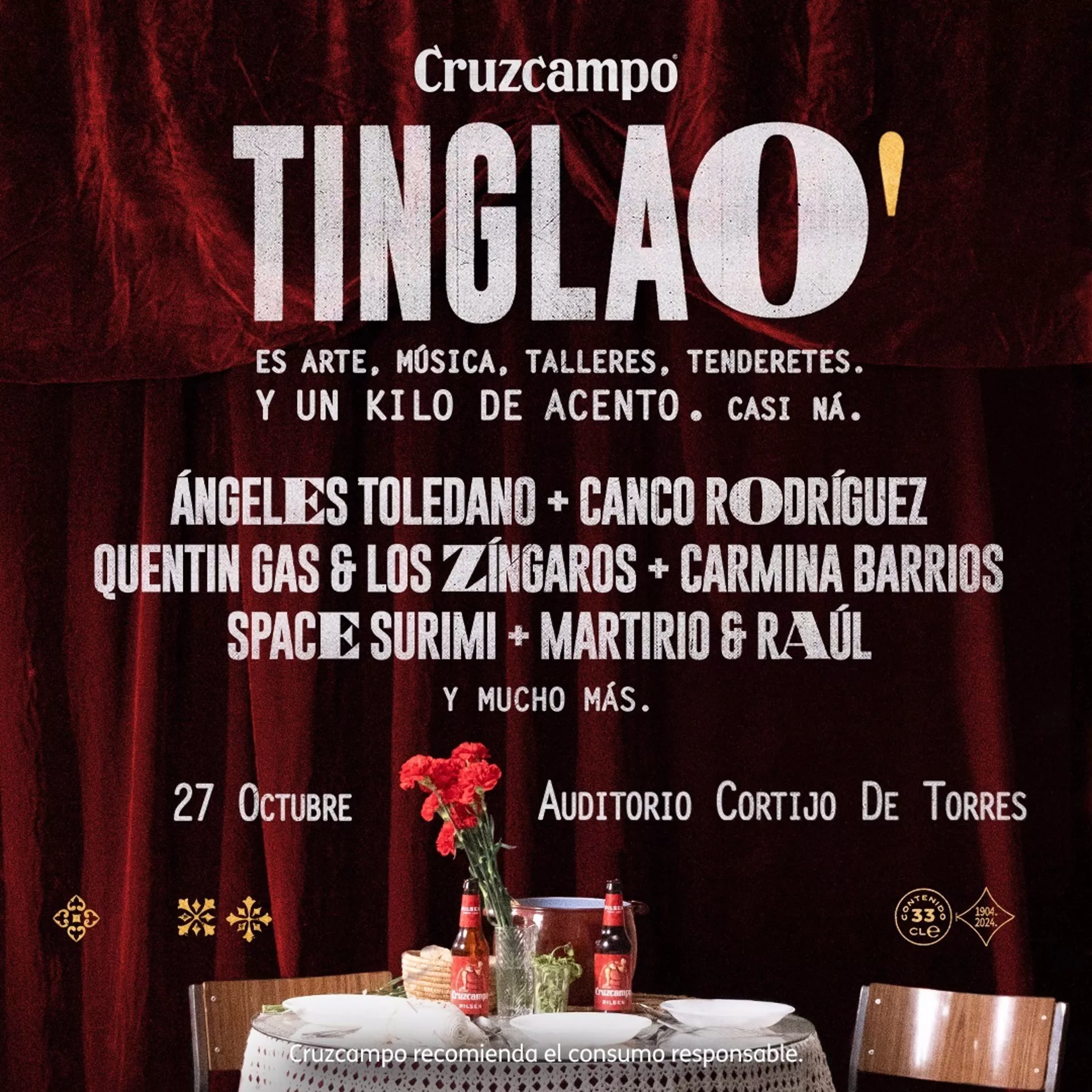 Una veintena de artistas protagonizan el evento Tinglao' este domingo en la capital