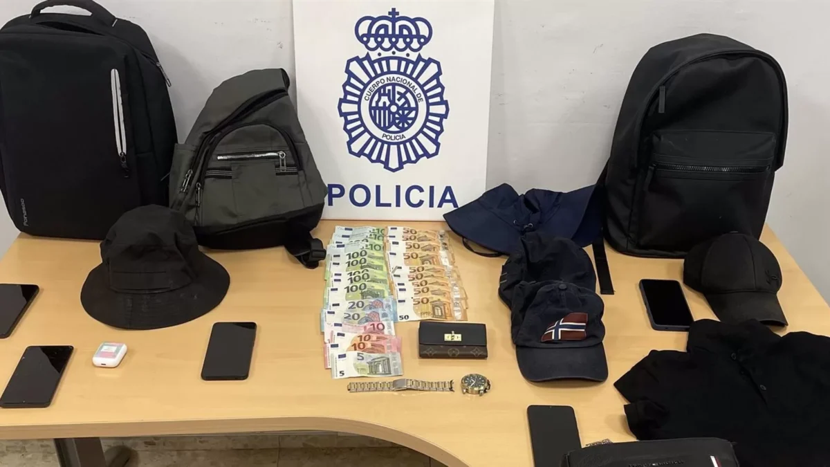 Cinco detenidos tras caer grupo criminal dedicado a robar en estaciones de tren y centros comerciales