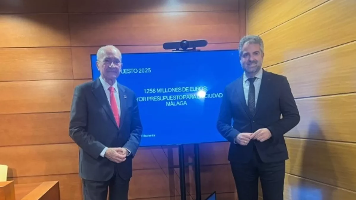 El proyecto de presupuesto del Ayuntamiento de Málaga de 2025 asciende a más de 1.250 millones de euros