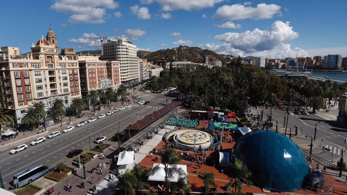 Más de 50.000 personas visitan el espacio del aniversario de la Fundación Unicaja en plaza de la Marina