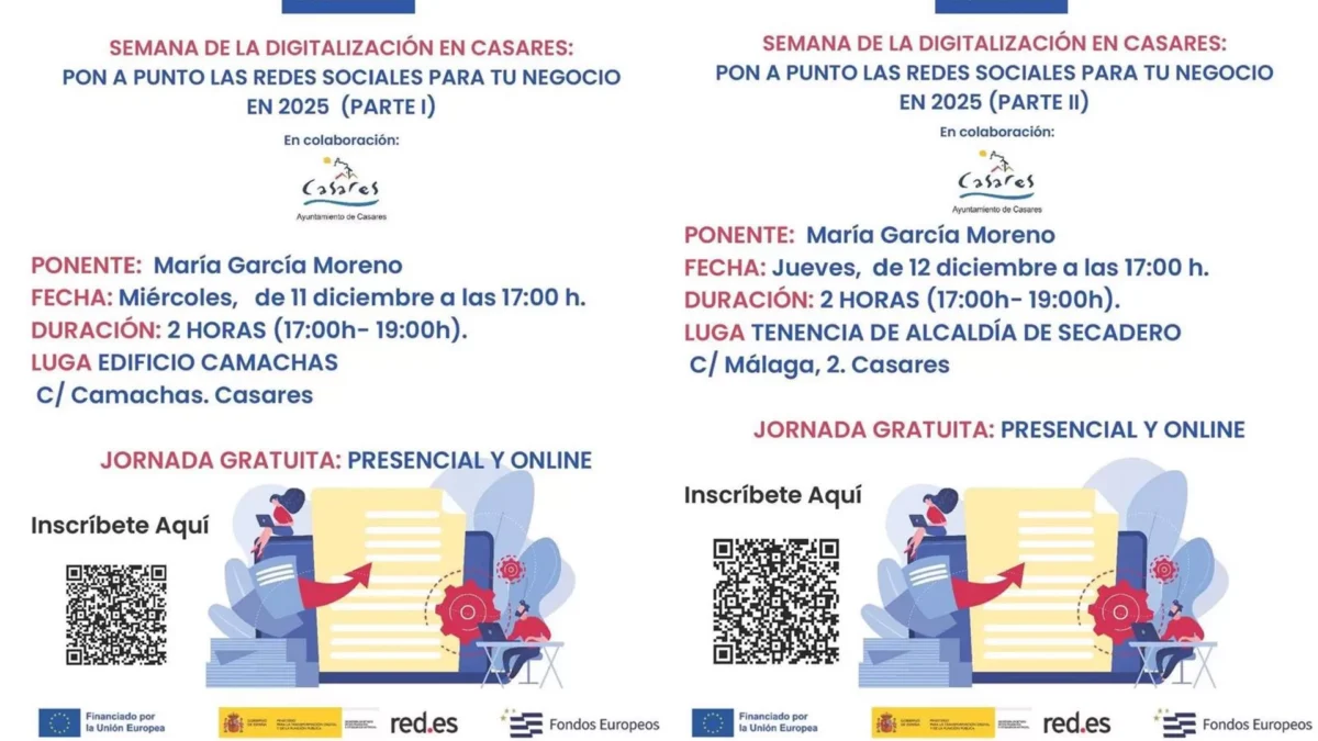 Casares acoge dos jornadas de promoción del marketing digital entre los negocios locales