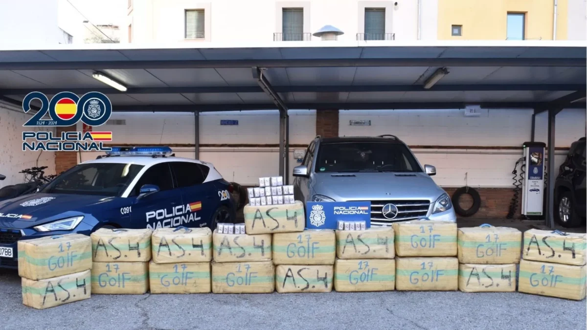 Detenidos tres integrantes de una organización dedicada al tráfico internacional de hachis